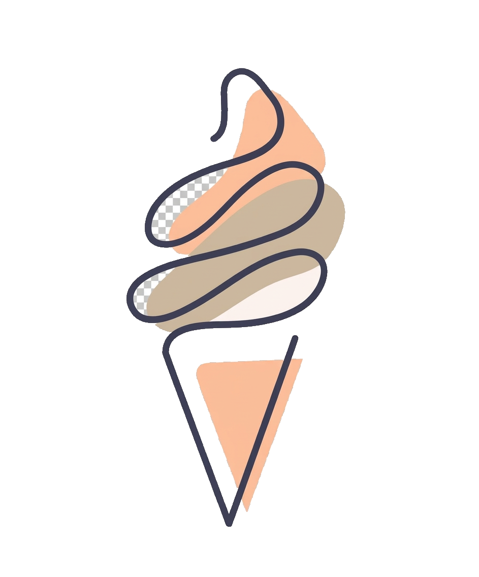 sayHelado ice cream cone illustration